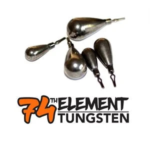 74th Element Tungsten- Teardrop/ Larme Sinker