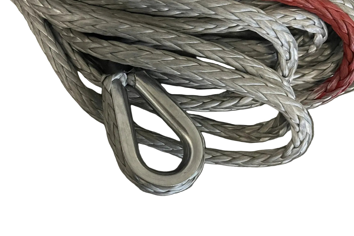 Bronco- 30' Synthetic Winch Rope for Bronco Black Winch