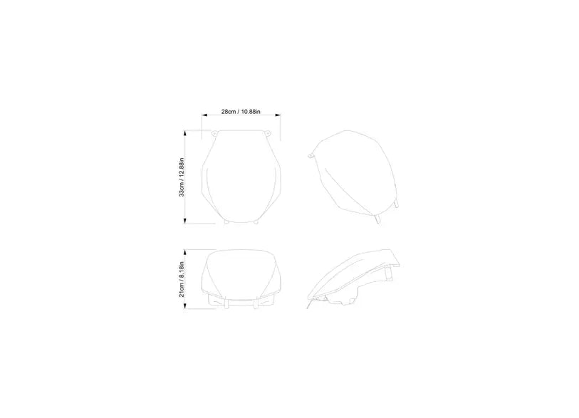 Ski-Doo- 4.8L Soft Glove Box Extension