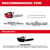 Milwaukee- 14" Chainsaw Guide Bar for Top Handle Chainsaw