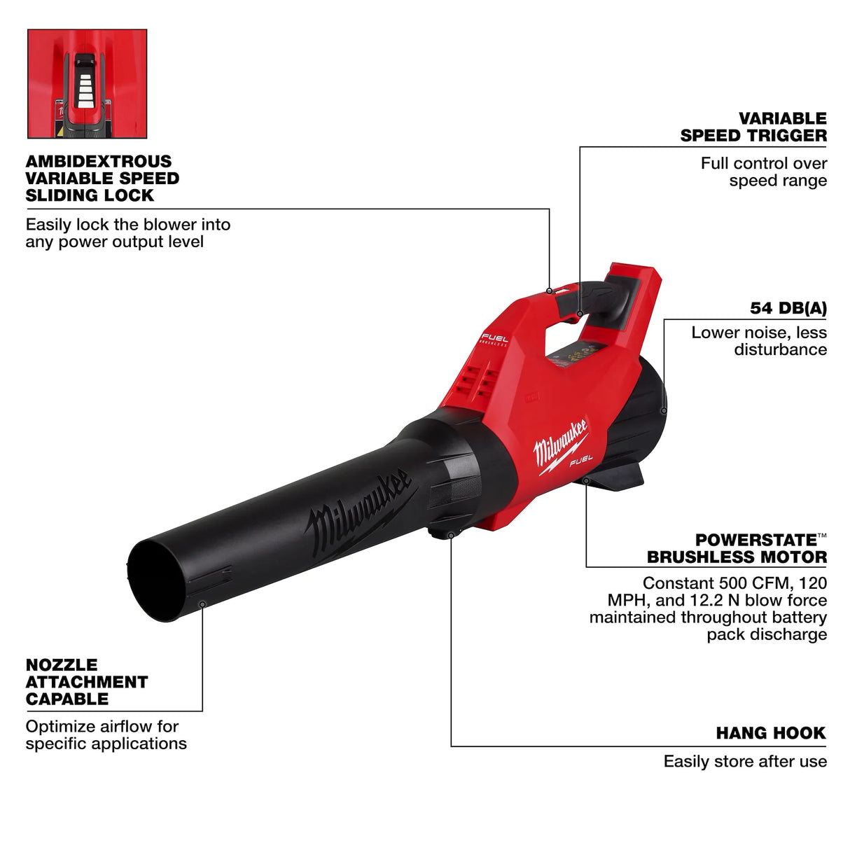 Milwaukee- M18 FUEL Gen 3 Blower