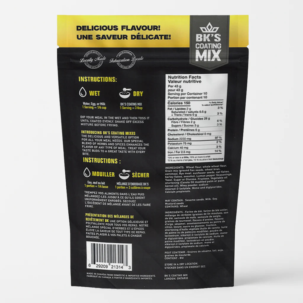 BK's Coating Mix- Seasoning Bags