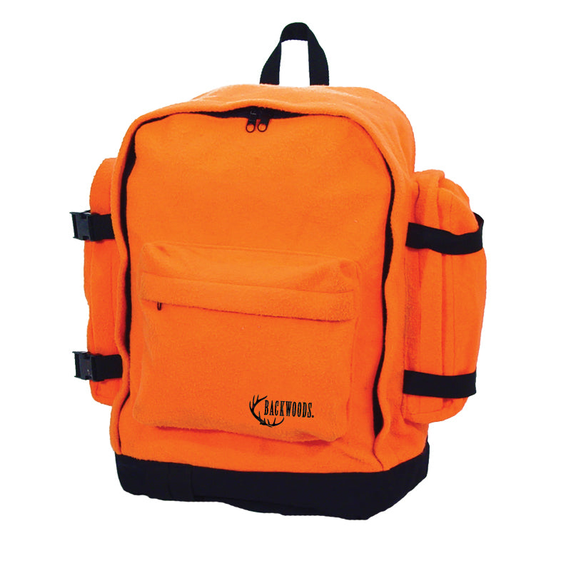 Backwoods - Orange Fleece Backpack