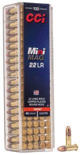 CCi- Mini MAG Ammunition- 22 LR, 40 Grain