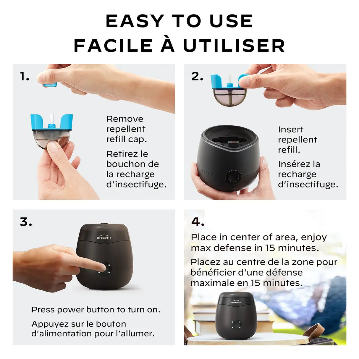 Thermacell- Rechargeable Mosquito Repellent E55