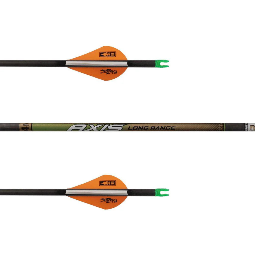 Easton- 4mm Axis Long Range Carbon Arrow with Inserts