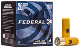 Federal- Game Load Upland Hi-Brass Ammunition, 20 GA, 2 3/4", 1 oz, #7.5