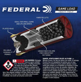 Federal- Game Load Heavy Field Ammunition- 12GA, 2 3/4", 1 1/8oz, #7.5