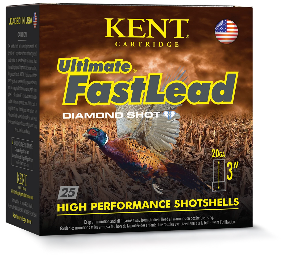 Kent Cartridges- Ultimate FastLead Ammuinition, 20GA, 3", 1 1/4oz, #6
