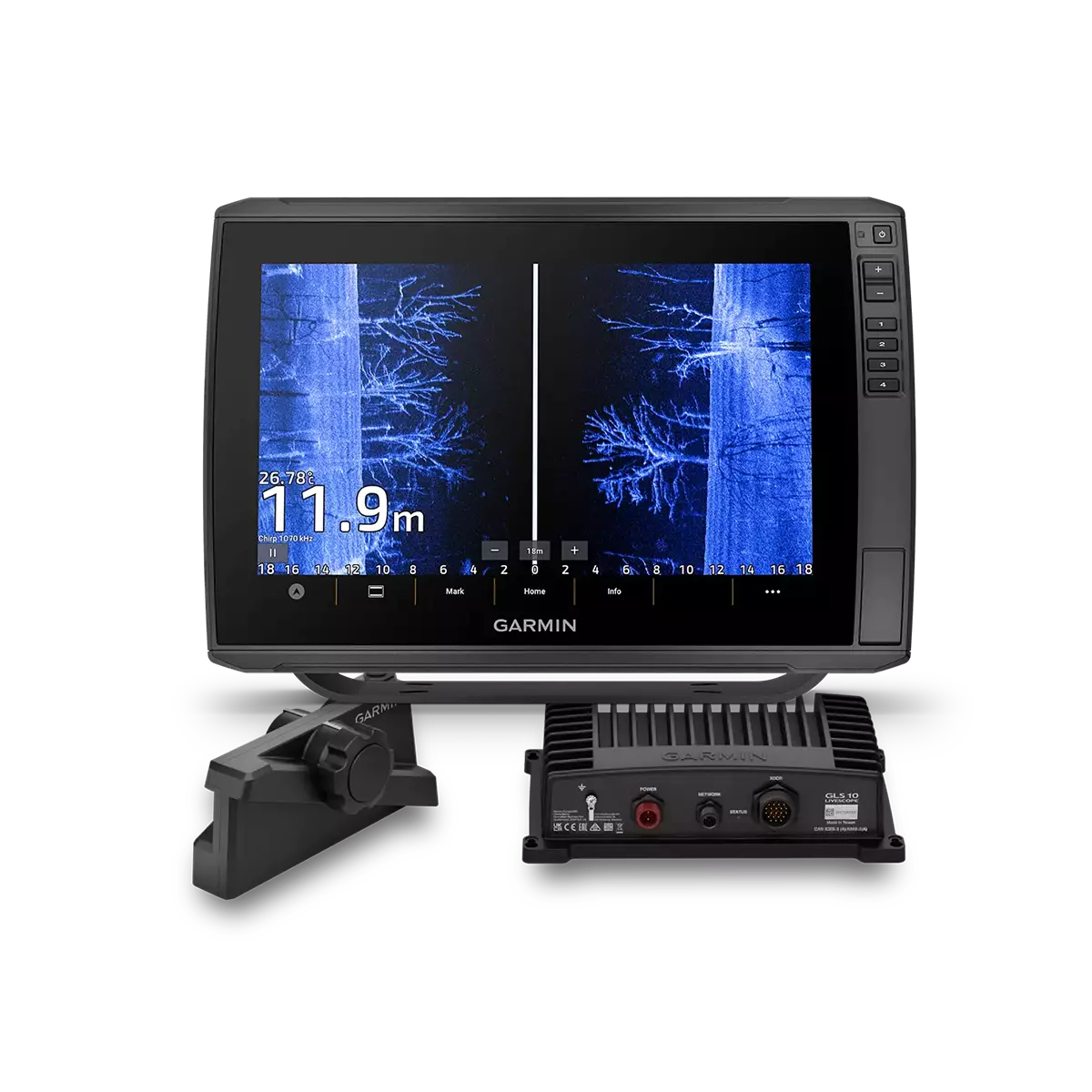 Garmin- ECHOMAP Ultra 2 126SV Chartplotter with Livescope Plus System Bundle