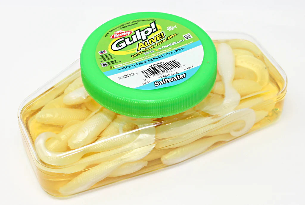 Berkley- Gulp! Alive! Saltwater Swimming Mullet Bait