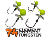 74th Element Tungsten- Helicopter Head Jig