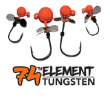 74th Element Tungsten- Helicopter Head Jig