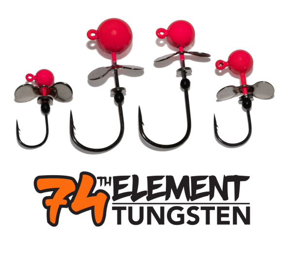 74th Element Tungsten- Helicopter Head Jig