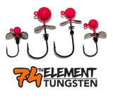 74th Element Tungsten- Helicopter Head Jig