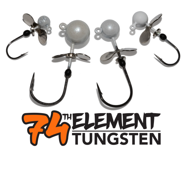 74th Element Tungsten- Helicopter Head Jig