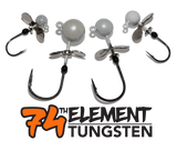 74th Element Tungsten- Helicopter Head Jig
