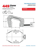 Scotty- 449 Clamp Mount