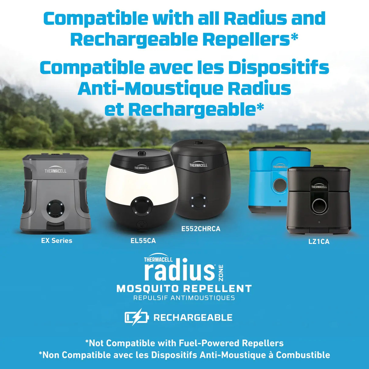 Thermacell- Rechargeable Mosquito Repellent Refills, 40 Hour