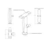 RAM Mounts- Universal Marine Electronic Mount- C Size, Long