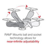 RAM Mounts- Drill-Down Double Ball Mount for Humminbird Helix 7