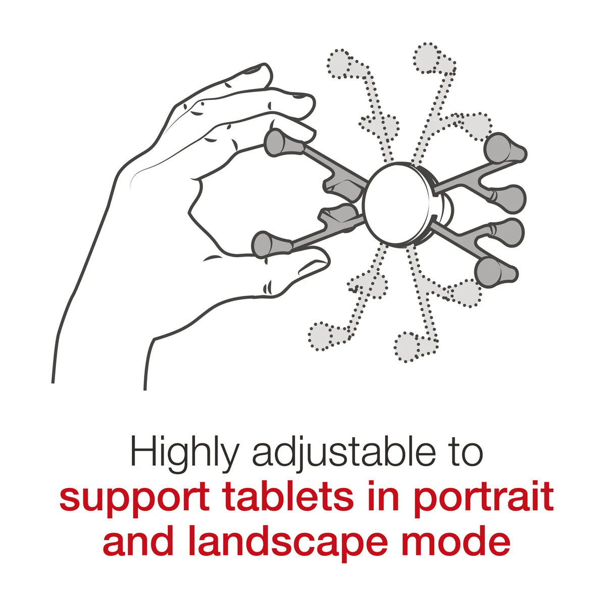 RAM Mounts- X-Grip for Tablets with Twist Lock Suction Cups