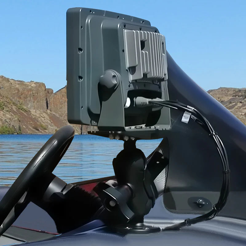 RAM Mounts- Large Marine Electronics Mount- D Size, Short
