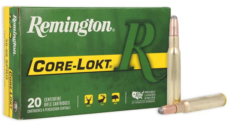 Remington- Core-Lokt SP Ammunition- 30-06 SPRG, 180 Grain