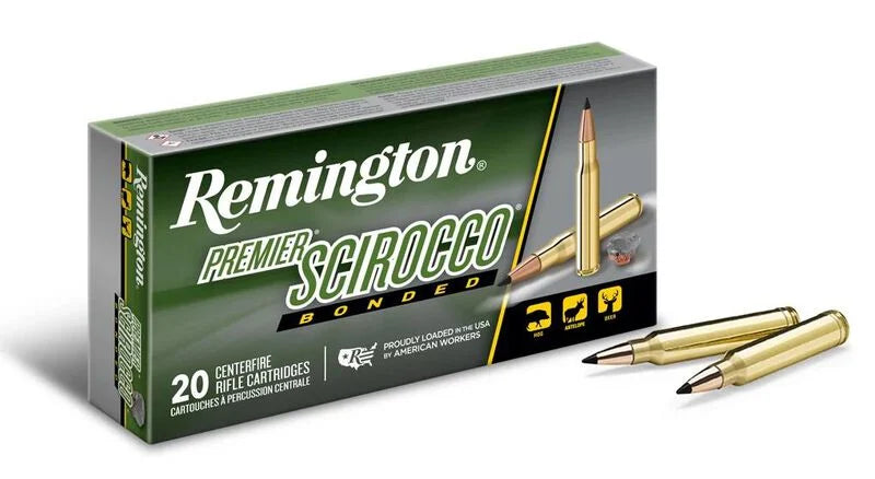 Remington- Premier Scirocco Bonded Ammunition- 30-06 SPRG, 180 Grain