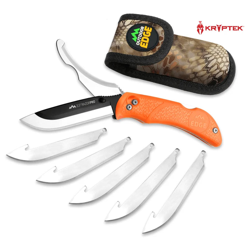 Outdoor Edge- RazorPro G Hunting Knife with Fold-Out Gutting Blade