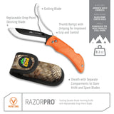 Outdoor Edge- RazorPro G Hunting Knife with Fold-Out Gutting Blade