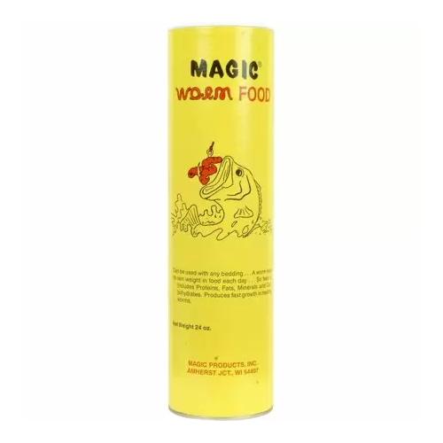 Magic- Worm Food 24oz Canister