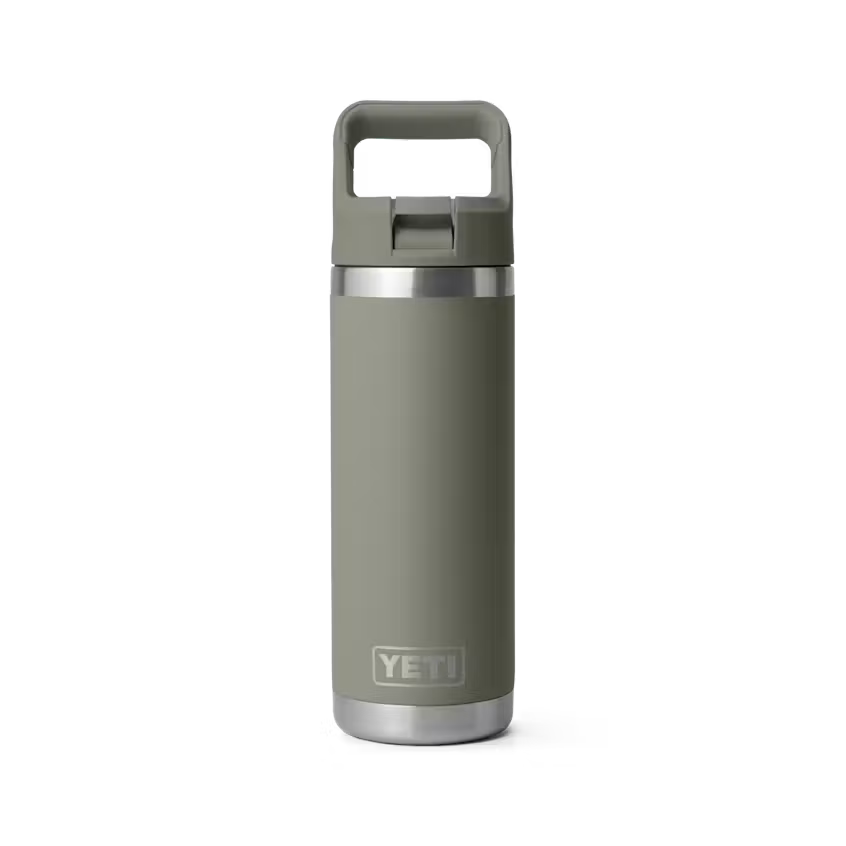 YETI- Rambler Bottle With Colour-Matched Straw Lid