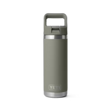 YETI- Rambler Bottle With Colour-Matched Straw Lid