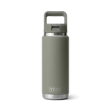 YETI- Rambler Bottle With Colour-Matched Straw Lid