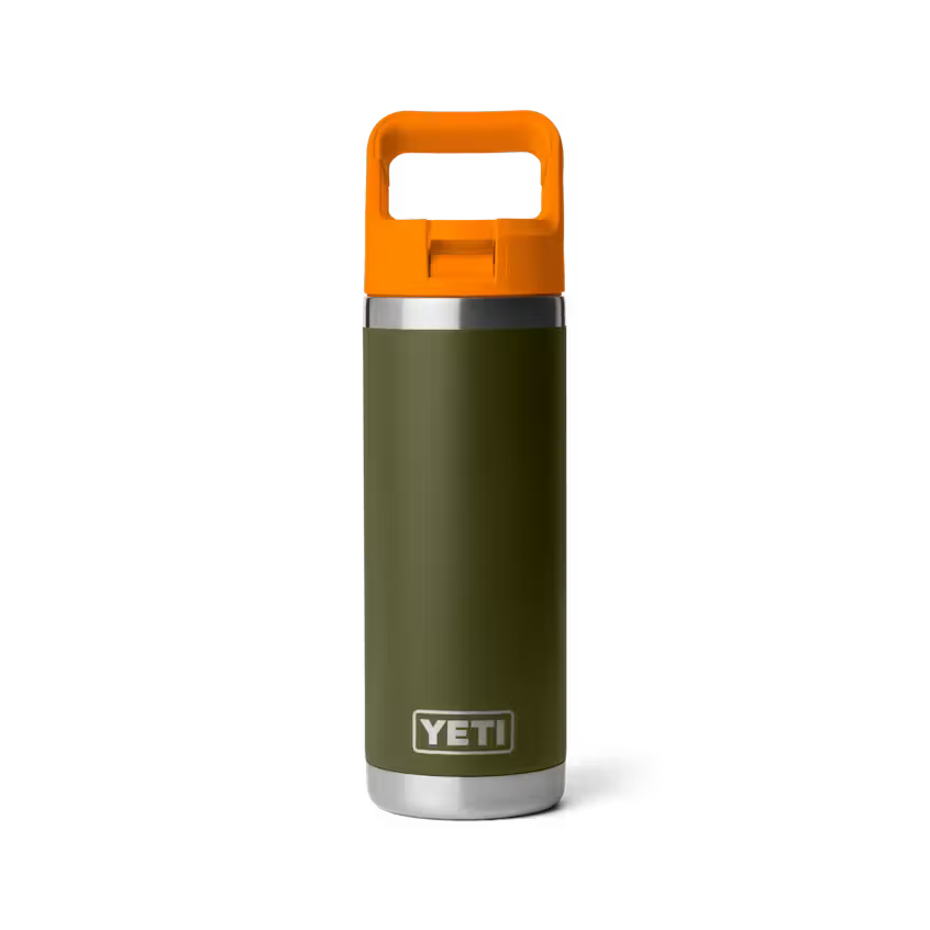 YETI- Rambler Bottle With Colour-Matched Straw Lid