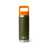 YETI- Rambler Bottle With Colour-Matched Straw Lid