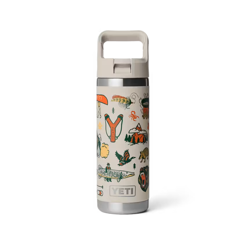 YETI - Rambler Water Bottle With Colour-Matched Straw Lid