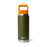 YETI- Rambler Bottle With Colour-Matched Straw Lid
