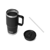YETI- Rambler Travel Mug with Quick-Flip Straw Lid