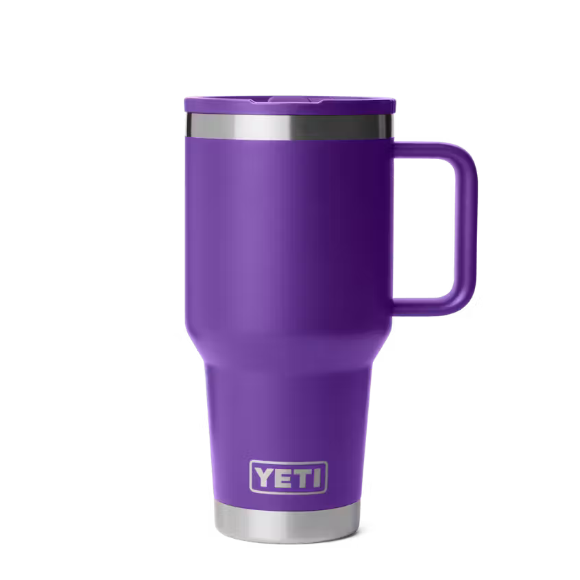 YETI- Rambler Travel Mug with Quick-Flip Straw Lid