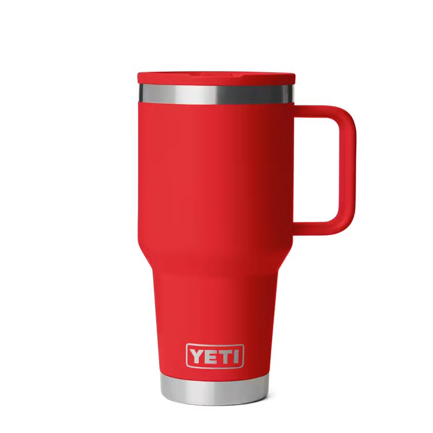 YETI- Rambler Travel Mug with Quick-Flip Straw Lid