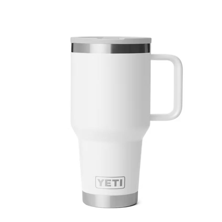 YETI- Rambler Travel Mug with Quick-Flip Straw Lid