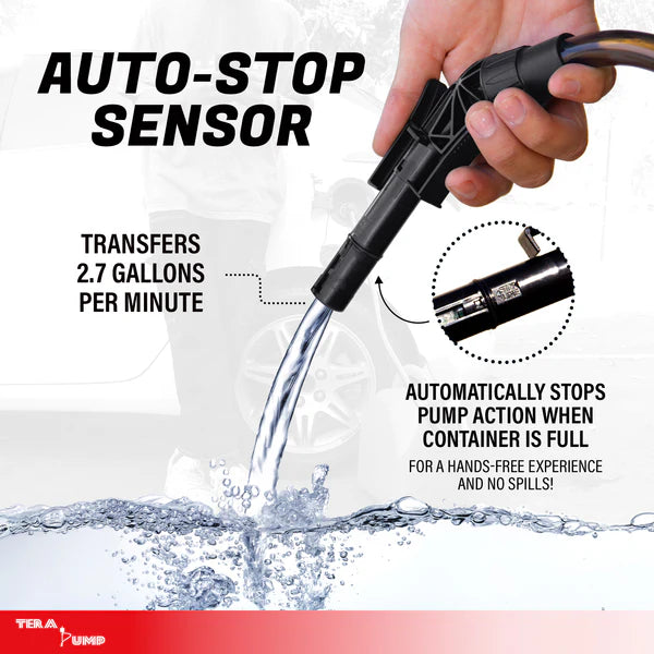Tera Pump- 5th Gen Battery Powered Fuel Transfer Pump for Gas Cans