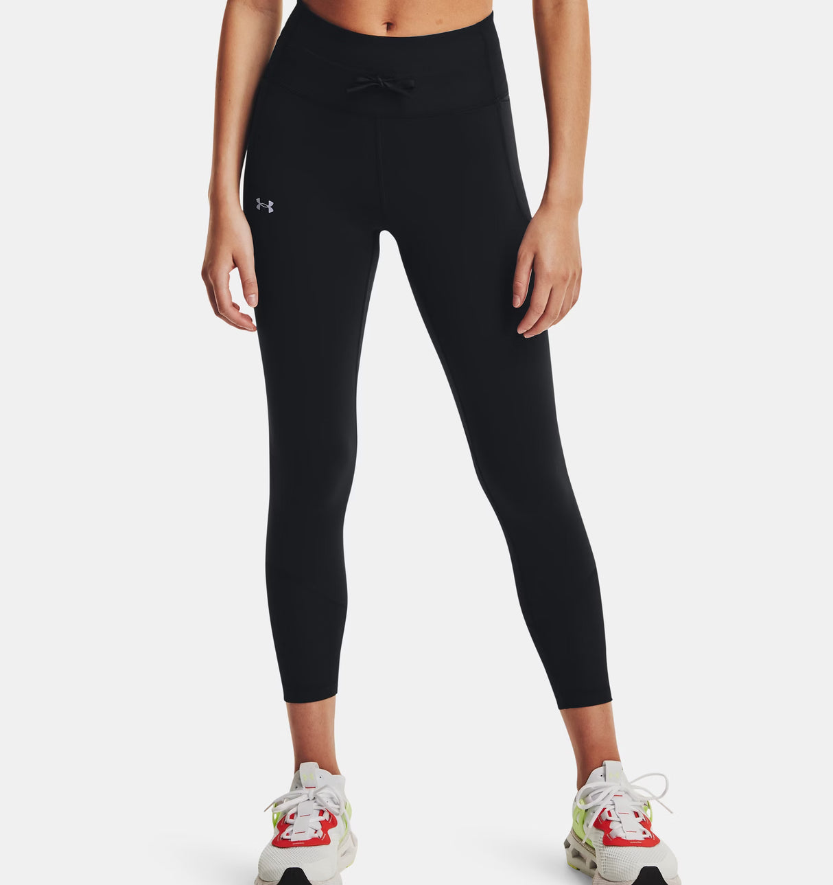 Under Armour- Women's Meridian Ribbed Waistband Ankle Leggings