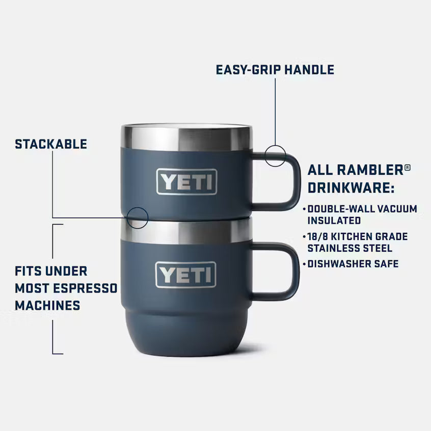 YETI - Rambler Stackable Mugs With Durasip Ceramic Lining