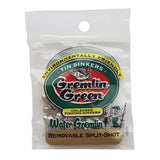 Water Gremlin- Gremlin Green Removeable Split-Shot Sinker