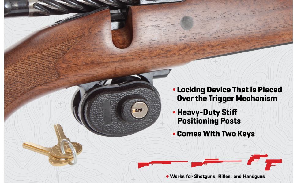 Allen- Trigger Gun Lock, Keyed