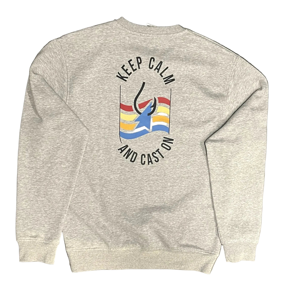 RAXFIN- 'Keep Calm' Fish Crewneck Sweatshirt