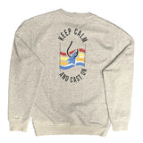 RAXFIN- 'Keep Calm' Fish Crewneck Sweatshirt